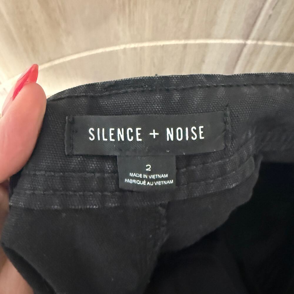 Urban Outfitters Montana Crystal Embellished Pants Black Size 2 Silence + Noise - Picture 5 of 8